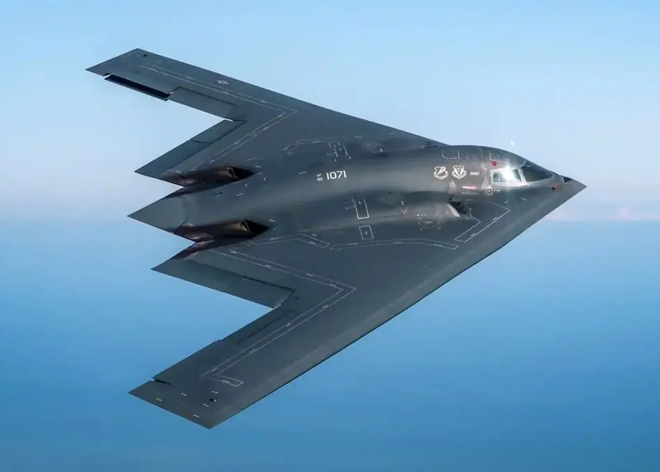 A Northrop Grumman B-2 Spirit, aeronave que os EUA enviaram ao Pacífico