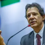 O ministro da Fazenda do governo Lula, Fernando Haddad: cenário econômico causa preocupação na análise do Banco Mundial | Foto: Diogo Zacarias/MF