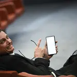Bolsonaro senta-se diante do ministro Alexandre de Moraes durante seu julgamento no Supremo Tribunal Federal - 10/6/2025 | Foto: Mateus Bonomi/Agência de Fotografia/Estadão Conteúdo