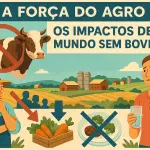 Animais são essenciais para a sustentabilidade, a economia e a segurança alimentar | Foto: Divulgação/Oeste | Imagem criada com o auxílio de inteligência artificial