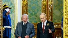 Em maio deste ano, Lula da Silva visitou Vladimir Putin, em Moscou | Foto: Ricardo Stuckert | PR