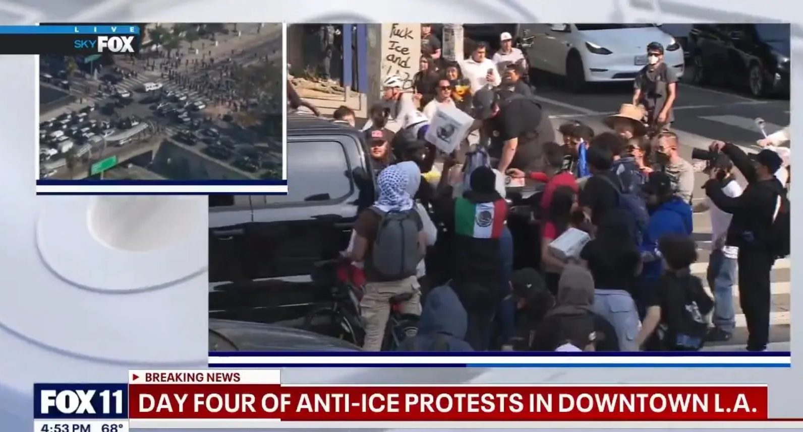 eua protestos Trump migração los angeles