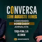 O Conversa com Augusto Nunes é transmitido às terças-feiras, das 20h30 às 21h30 | Foto: Divulgação/Oeste