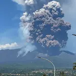 Erupção do vulcão Etna, na Itália