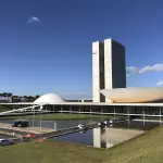 Projeto Voto Anistia Fachada do Congresso Nacional, que abriga a Câmara dos Deputados e o Senado Federal, em Brasília (DF)