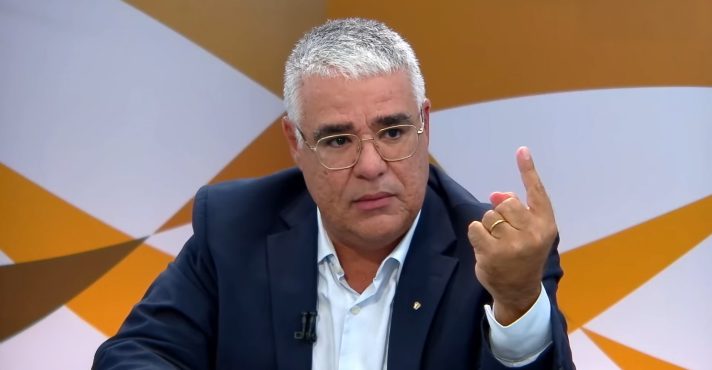 Eduardo Girão concede entrevista ao Arena Oeste | Foto: Revista Oeste