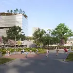 Ilustração do projeto do novo Centro Administrativo do governo paulista: estrutura prevê revitalização urbana e mais sinergia na prestação de serviços | Foto: Divulgação/Governo de SP