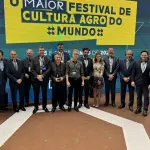 Tarcísio e Caiado falam contra invasões de terras em evento do agronegócio