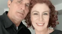 Carla Zambelli e seu marido, coronel Aginaldo Oliveira