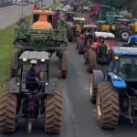 'Tratoraço' de agricultores no RS
