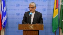 O embaixador do Irã na ONU, Amir Saeid Iravani