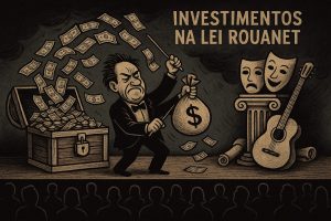 Ao considerar todo o ano de 2024, a renúncia fiscal pela Lei Rouanet somou R$ 3,1 bilhões | Foto: Divulgação/Oeste | Imagem criada com o auxílio de inteligência artificial