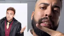 Edmilson Oliveira, que é pai de autista, aponta para imagem de Leo Lins em vídeo no Instagram: 'O Estado é o inimigo; não a piada' | Foto: Reprodução/@oliveira.ed10