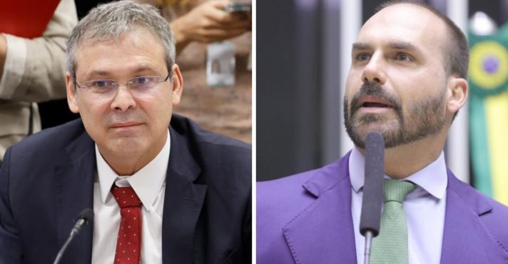 Lindbergh e Eduardo Bolsonaro