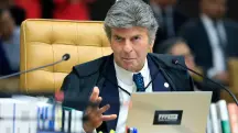 Luiz Fux, durante sessão no STF - 26/06/2025