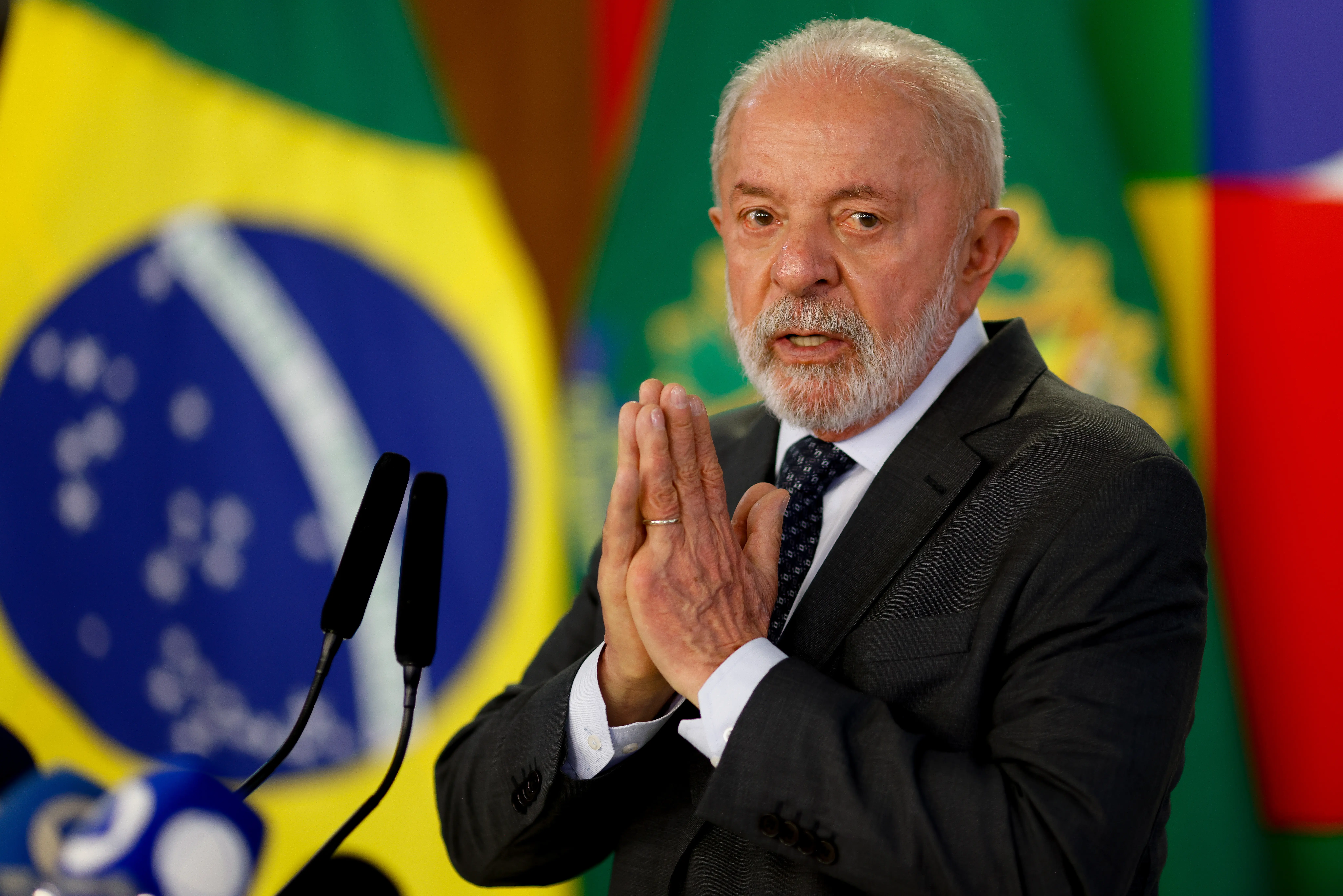 O presidente Lula, durante entrevista coletiva no Palácio do Planalto, em Brasília (DF) - 3/6/2025 | Foto: Wilton Junior/Estadão Conteúdo