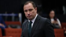 O tenente-coronel Mauro Cid, uma das testemunhas do julgamento sobre o suposto golpe de 8 de janeiro de 2023: respostas favorecem Bolsonaro, avalia Guzzo | Foto: Ton Molina/STF