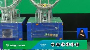 Ninguém acertou as seis dezenas do concurso 2871 da Mega-Sena e prêmio acumulado vai a R$ 45 milhões | Foto: Reprodução/YouTube