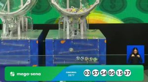 Concurso 2877 da Mega-Sena: mais de R$ 110 milhões em prêmios | Foto: Reprodução/YouTube