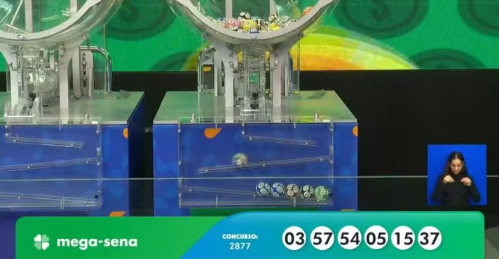 Concurso 2877 da Mega-Sena: mais de R$ 110 milhões em prêmios | Foto: Reprodução/YouTube