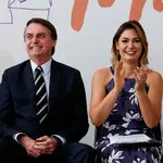 Jair Bolsonaro e Michelle, em evento em Brasília - 08/03/2019 | Foto: Carolina Antunes/PR