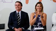 Jair Bolsonaro e Michelle, em evento em Brasília - 08/03/2019 | Foto: Carolina Antunes/PR