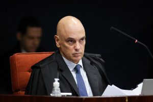 Alexandre de Moraes, durante sessão da 1ª Turma do STF - 11/02/2025