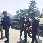 O ministro das Relações Exteriores do Irã, Abbas Araghchi, chega a Genebra para conversar com a França, a Alemanha e o Reino Unido