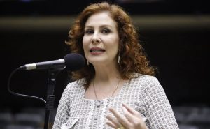 A deputada federal Carla Zambelli está presa na Itália. | Foto: Mario Agra/Câmara dos Deputados