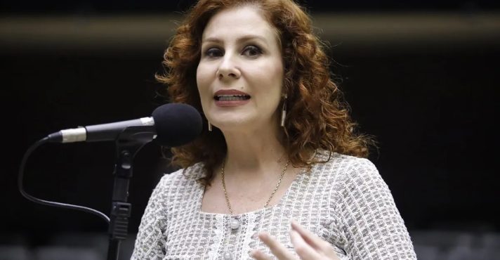 A deputada federal Carla Zambelli está presa na Itália. | Foto: Mario Agra/Câmara dos Deputados