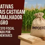 A escalada tributária do PT representa uma ameaça direta ao agronegócio | Foto: Divulgação/Oeste | Imagem criada com o auxílio de inteligência artificial