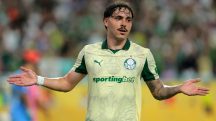 Mauricio, do Palmeiras, comemora um gol contra o Inter Miami no Mundial de Clubes | Foto: Sam Navarro/Reuters