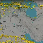 Espaço aérea no Oriente Médio