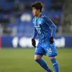 O meio-campista Lee Dong-gyeong, da Coreia do Sul | Foto: Confederação Asiática de Futebol/Divulgação