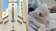 Igreja é invadida e depredada em Copacabana; criminosos defecaram no local e usaram toalhas da mesa eucarística | Foto: Reprodução/Redes sociais