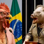 Janja, Lula e Dilma aparecem com cabeças de animais em meme | Foto: Redes sociais/Reprodução