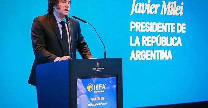 O presidente da Argentina, Javier Milei | Foto: Casa Rosada - Divulgação