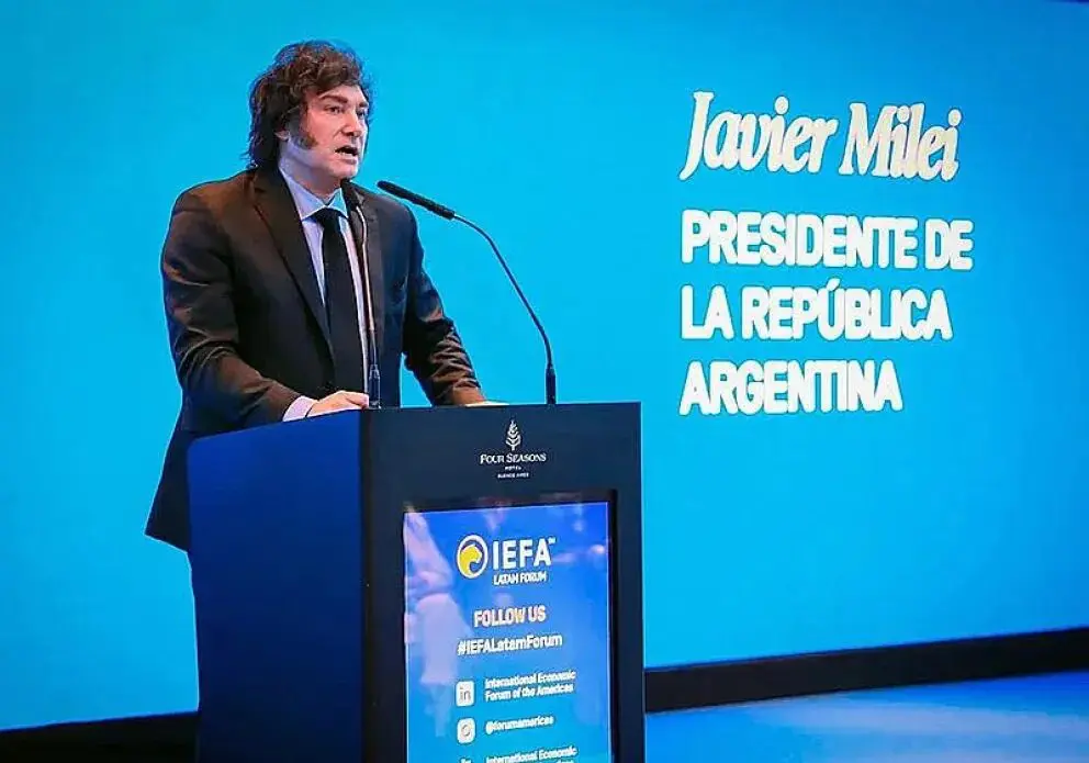 O presidente da Argentina, Javier Milei | Foto: Casa Rosada - Divulgação