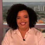 Basília Rodrigues na bancada da CNN | Foto: Instagram/Reprodução