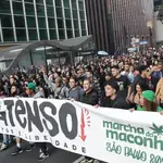 Marcha da Maconha na Avenida Paulista, em São Paulo | Foto: Paulo Pinto/Agência Brasil