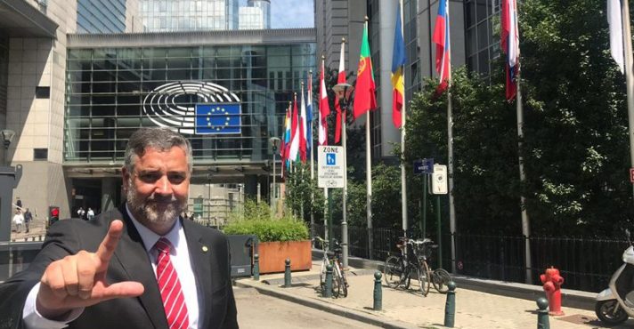 Paulo Pimenta visita o Parlamento Europeu | Foto: Partido dos Trabalhadores/Divulgação