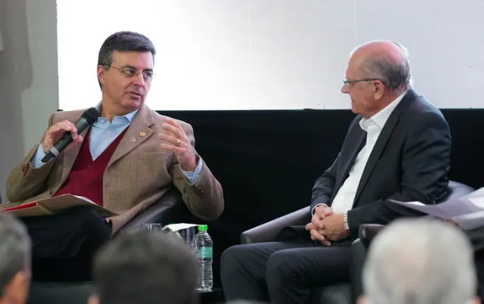 presidente do ciesp rafael cervone e geraldo alckmin
