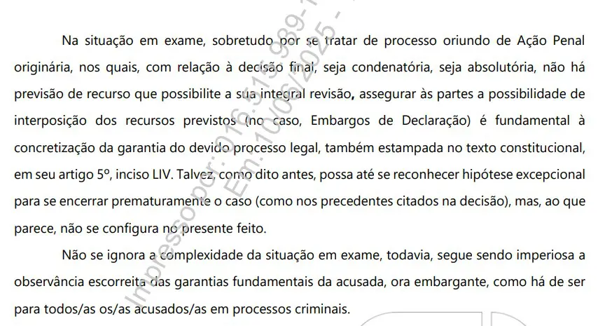 Defensoria recorre contra encerramento de processo contra Carla Zambelli no STF