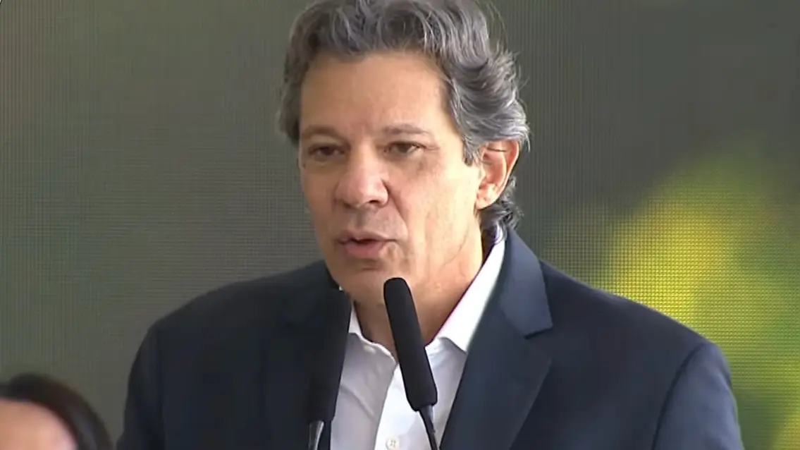 Haddad discursa durante lançamento do Plano Safra 2025/2026 | Foto: EBC/Reprodução