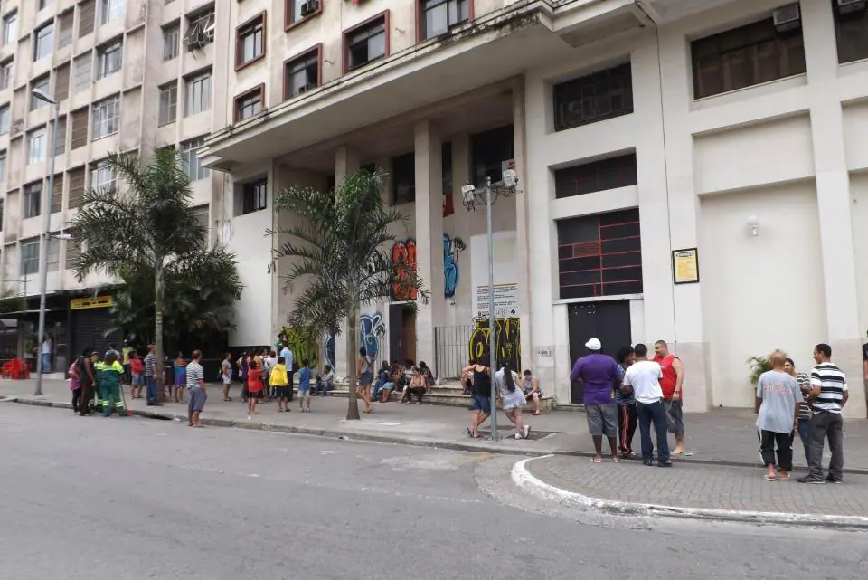 Invasão sem-teto no Hotel Cambridge, no centro de São Paulo | Foto: Facebook/Reprodução