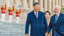 Presidente Luiz Inácio Lula da Silva, e presidente da República Popular da China, Xi Jinping em Cerimônia Oficial de Recepção - Pequim - China | Foto: Ricardo Stuckert/PR