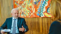 10.07.2025 - Presidente da República, Luiz Inácio Lula da Silva, durante entrevista para o Jornal Nacional, no Palácio da Alvorada. Brasília - DF