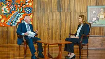 10.07.2025 - Presidente da República, Luiz Inácio Lula da Silva, durante entrevista para o Jornal Nacional, no Palácio da Alvorada, em Brasília