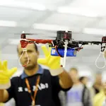 Um exemplo de drone de resgate, equipamento que garantiu vitória brasileira na RoboCup | Foto: Flickr/RoboCup 2013
