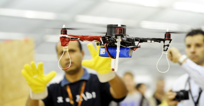 Um exemplo de drone de resgate, equipamento que garantiu vitória brasileira na RoboCup | Foto: Flickr/RoboCup 2013